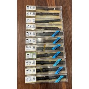Hadley Roma 11 Count Replacement Watch Straps Genuine Calfskin N Lizard Skin NOS